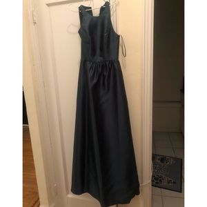 Alfred Sung Hunter Green Dress